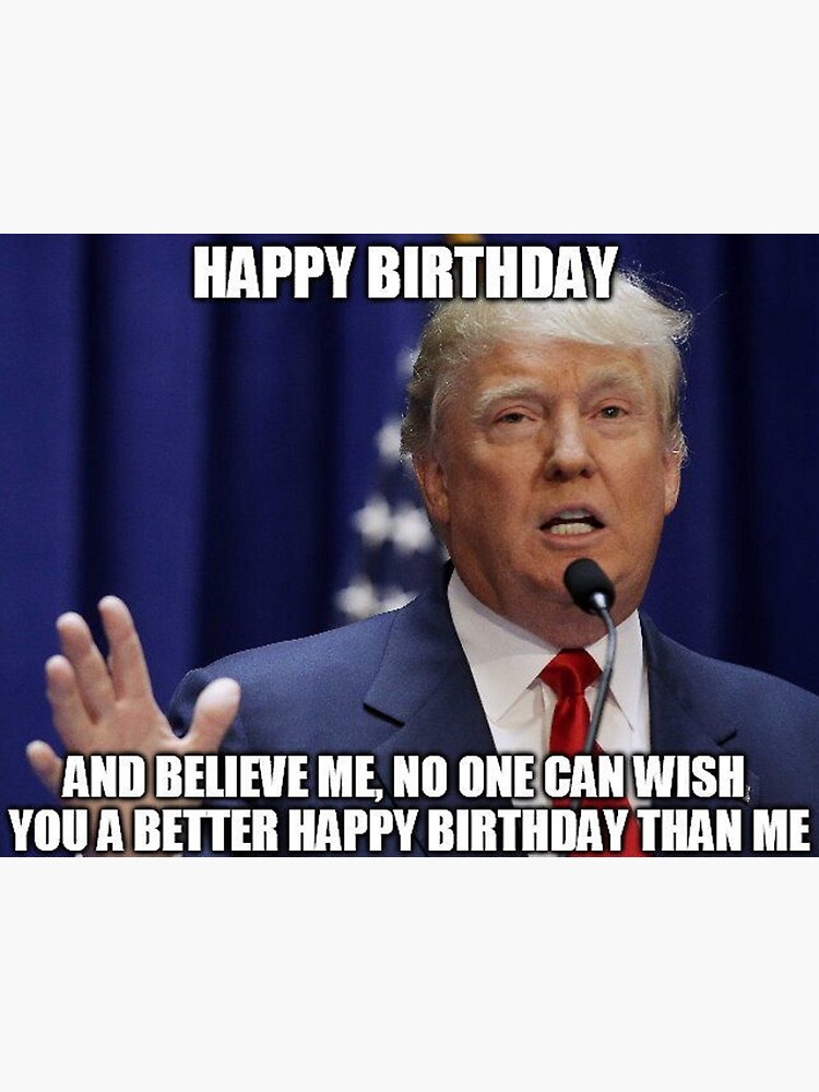 Trump Birthday Card Emsekflol