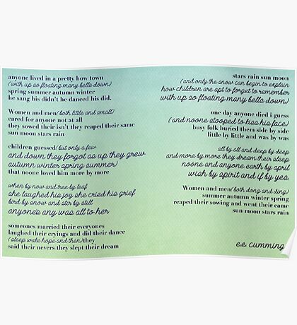 ee cummings anyone lived in Ee cummings - one of my favourite poems by one of my favourite modern poets the root of the root and the bud of the bud and the sky of the sky of a tree called life i never understood this poem until my grandson was born. ee cummings anyone lived in Ee cummings - one of my favourite poems by one of my favourite modern poets the root of the root and the bud of the bud and the sky of the sky of a tree called life i never understood this poem until my grandson was born.