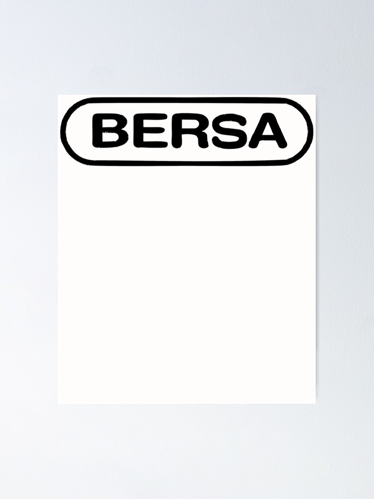 Póster MEJOR VENDEDOR Mercancía del logotipo de Bersa de DavidBurt6