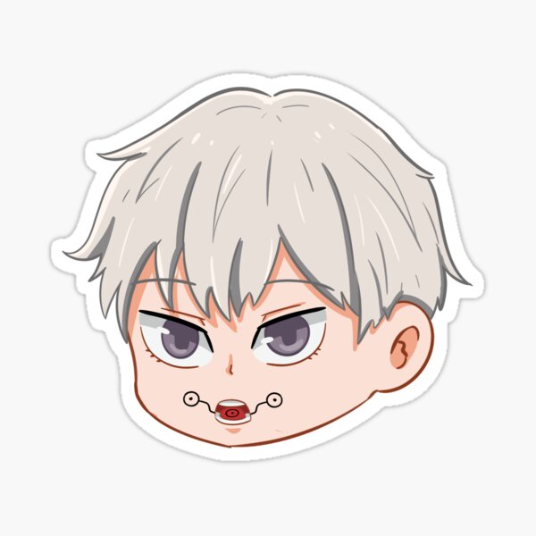 Inumaki Toge Head Only Jujutsu Kaisen Chibi Ver Sticker For Sale