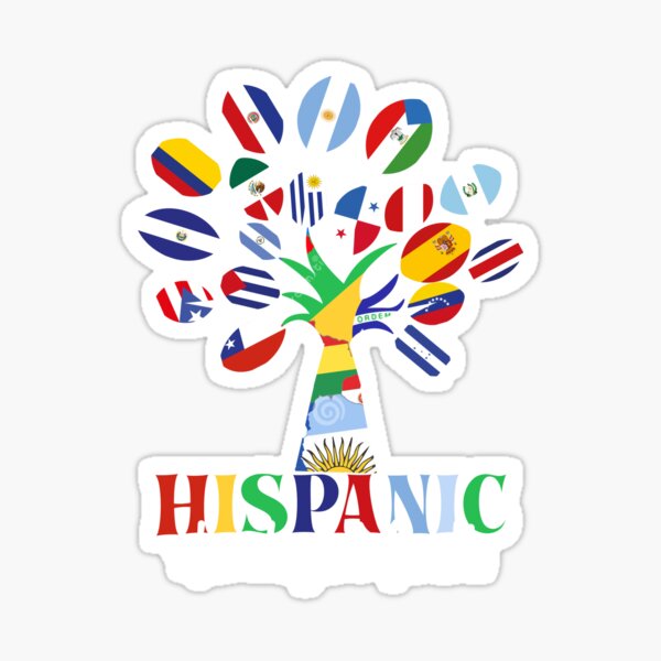 Celebrating Hispanic Heritage Month Sticker For Sale By Mokhtarhariri