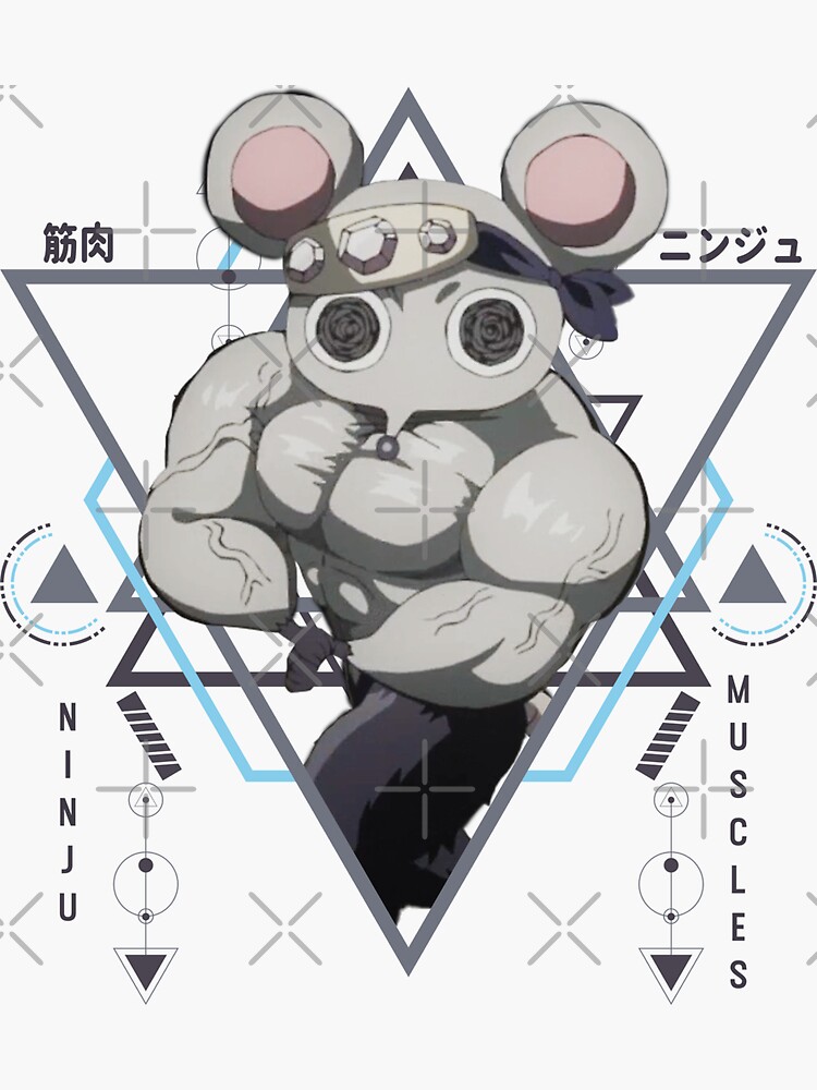 Ninju Shino Buff Mice ニンジュ Demon Slayer Kimetsu no Yaiba Sticker