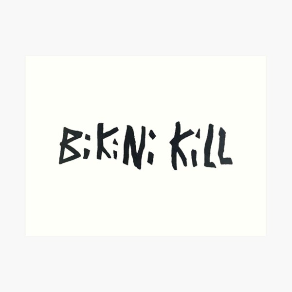 Bikini Kill Logo Art Print For Sale By MalcolmBrowder Redbubble