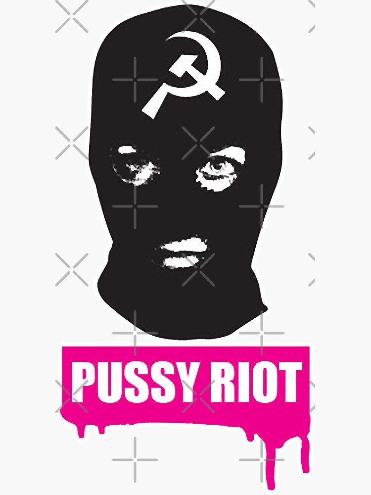 Gifts Idea Pussy Provocative Riot Punk Rock Love You Sticker For Sale