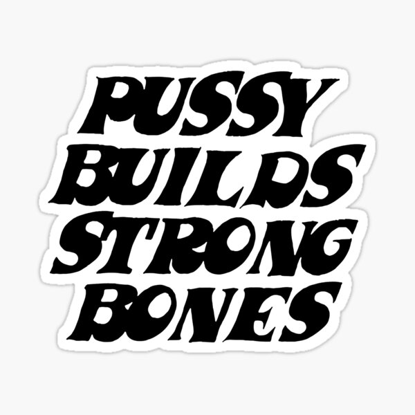 Mens Funny Pussy Provocative Riot Punk Rock Gifts Music Fans Sticker