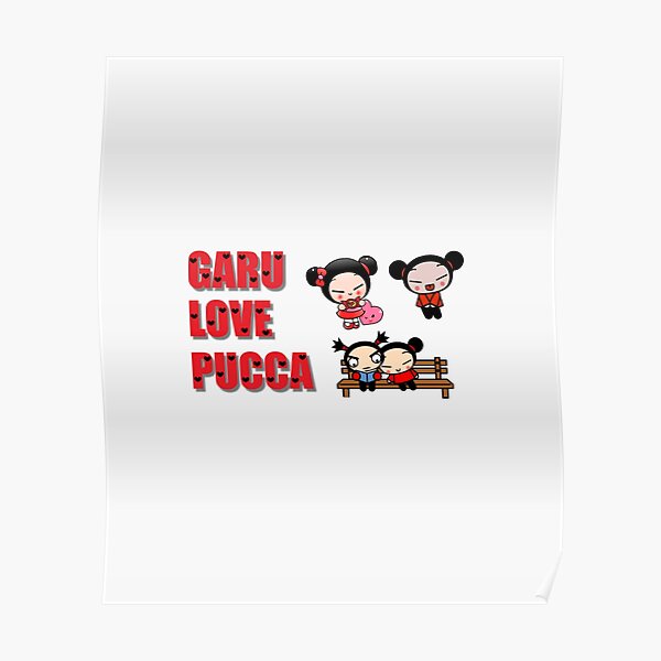 Pucca Love Garu Poster For Sale By Kamelia K Redbubble