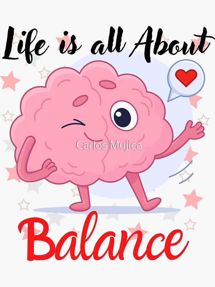 Life Is All About Balance Sticker For Sale By Artexm Redbubble