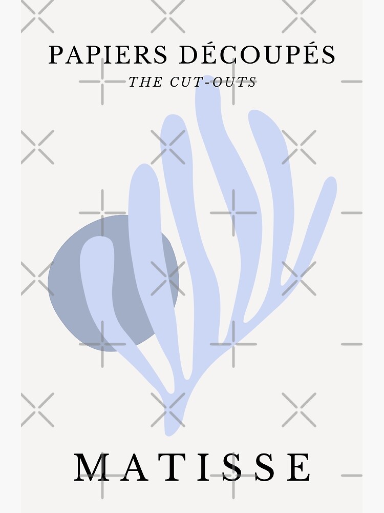 Henri Matisse Cut Outs Blue Remake Museum Matisse Poster For Sale By