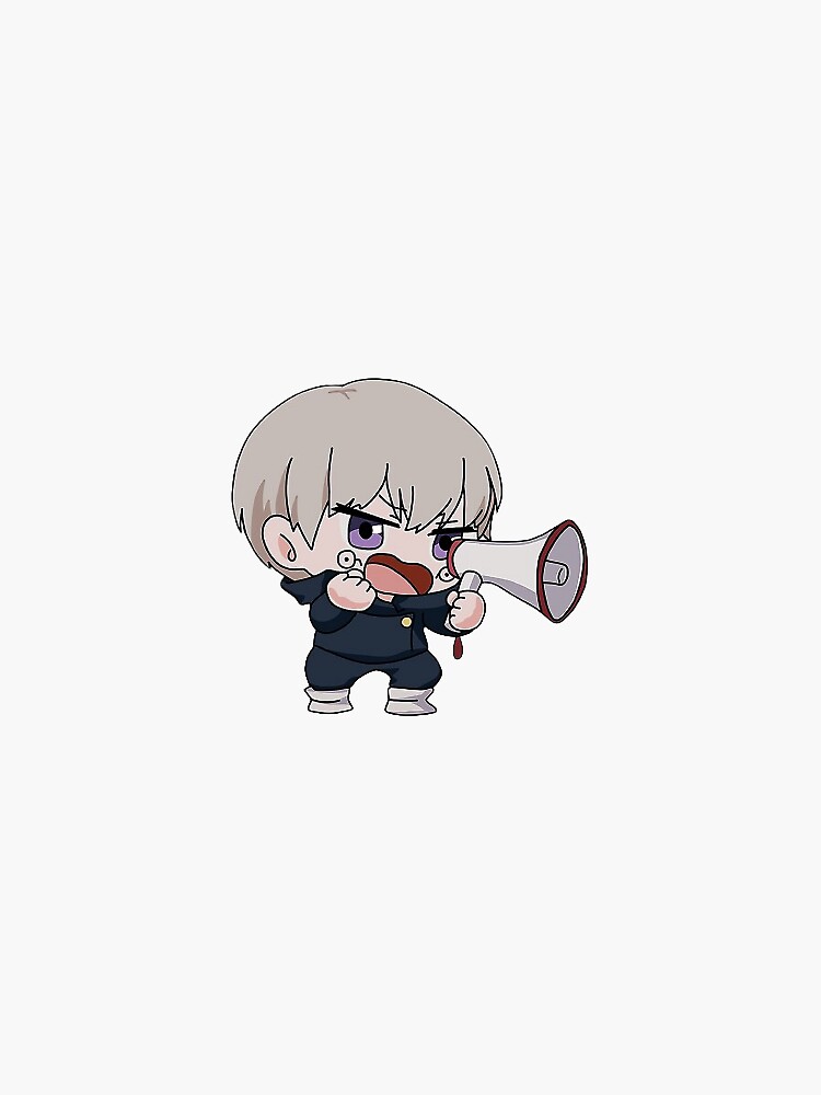 Inumaki Toge Chibi Megaphone Manga Sticker Jujutsu Kaisen Anime