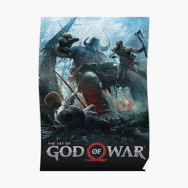 God Of War Art Poster For Sale By GrownSoul Redbubble