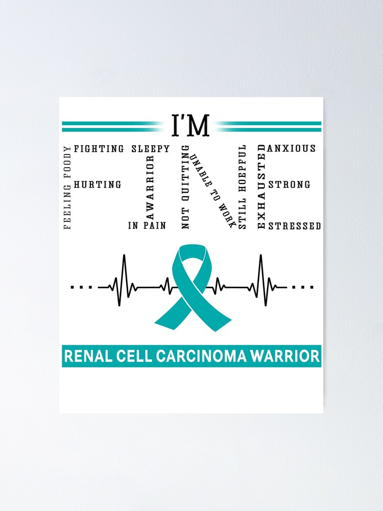 P Ster Estoy Bien Guerrero De Carcinoma De C Lulas Renales Apoyo