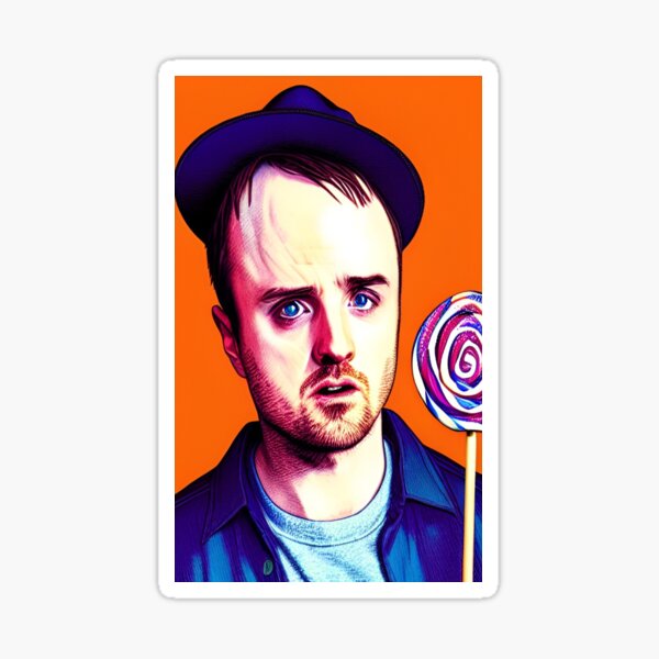 Jesse Pinkman Lollipop Sticker For Sale By Crosby Redbubble