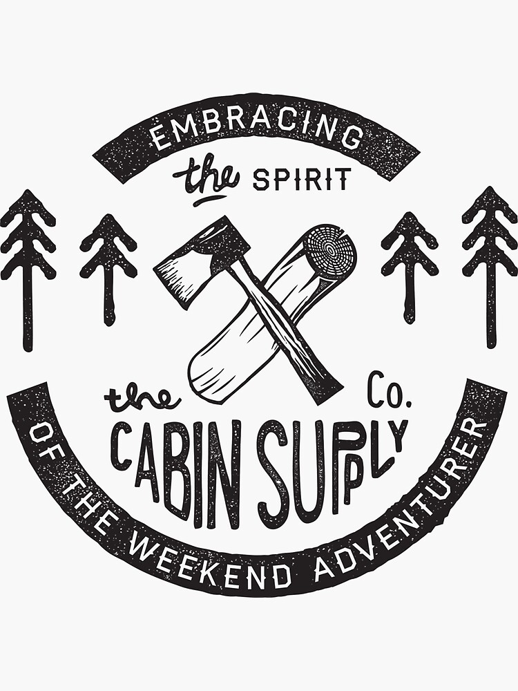 Cabin Supply Sticker By Cabinsupplyco Redbubble