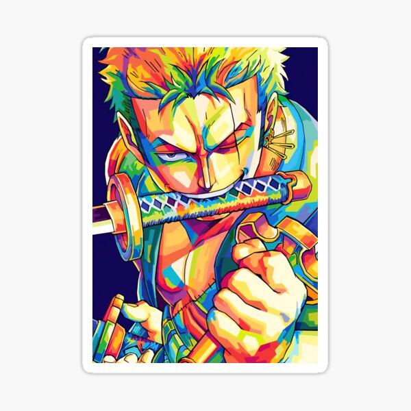 Roronoa Zoro One Piece Sticker For Sale By Michaelagree Redbubble