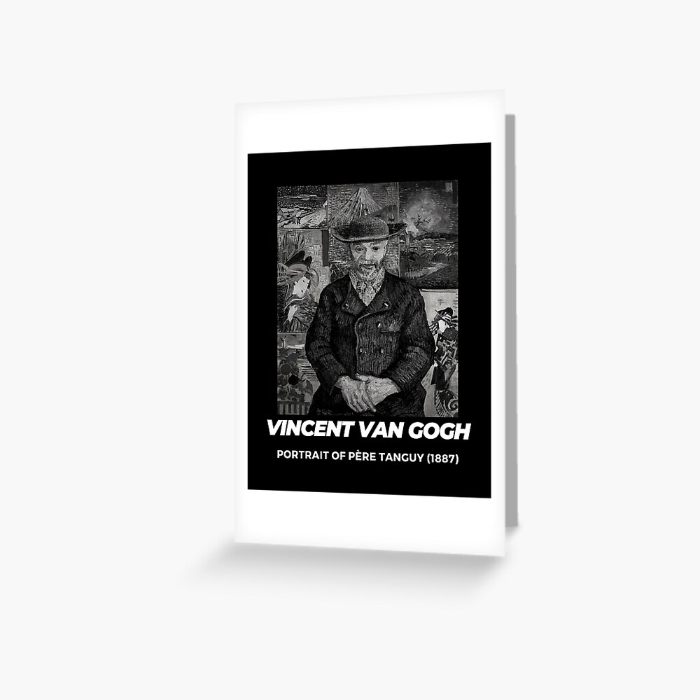 Portrait Of P Re Tanguy By Vincent Van Gogh Greeting Card For