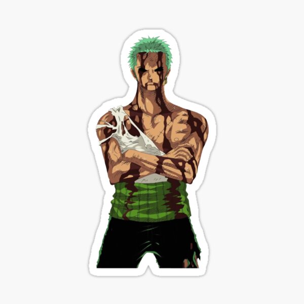 Best Roronoa Zoro Moment In One Piece Sticker For Sale By Otaku Area