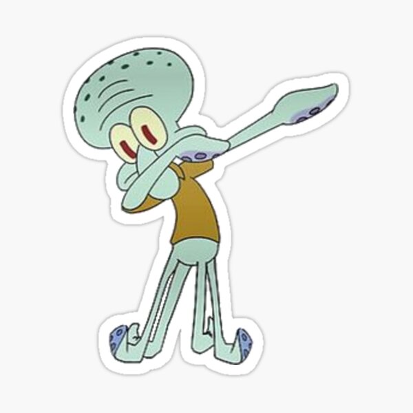 Squidward Sticker By StavyG Redbubble