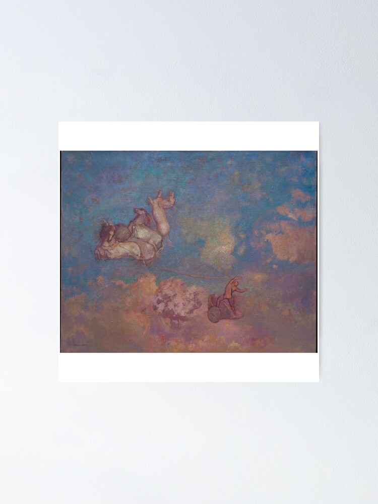 The Chariot Of Apollo By Odilon Redon Poster For Sale By Ivana