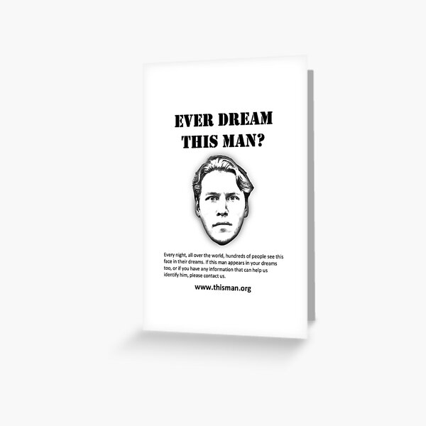 Ever Dream This Man Jerma Meme Greeting Card For Sale By