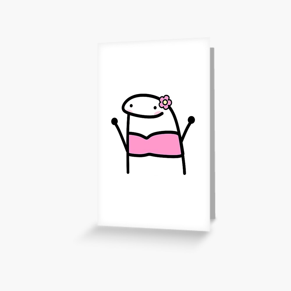 Happy Flork Celebrate Meme Stickers Greeting Card For Sale By ChStockOfficial Redbubble