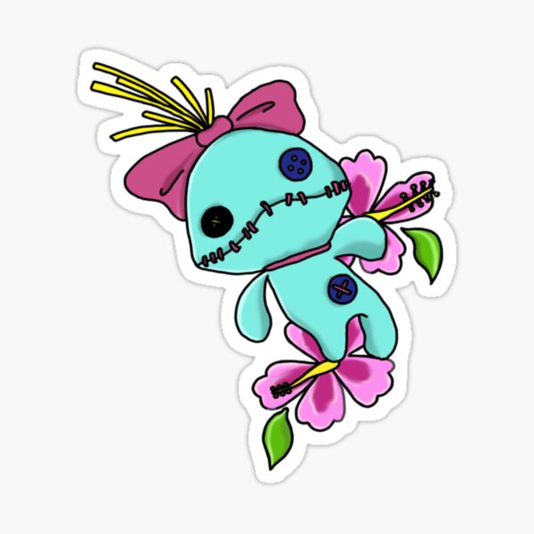 Scrump Lilo Stitch Sticker By Captaingmurd Vlr Eng Br