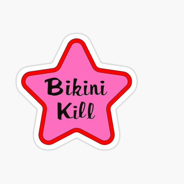 Bikini Kill Logo Riot Grrrl Sticker For Sale By Hasanishotaf Redbubble