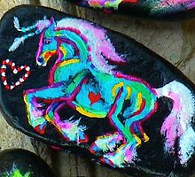 Rock 'N' Ponies - TURQUOISE PONY by louisegreen