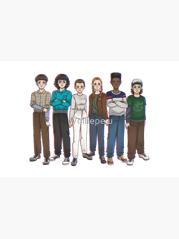 Stranger Things Crew Will Mike Eleven Max Lucas And Dustin Poster For