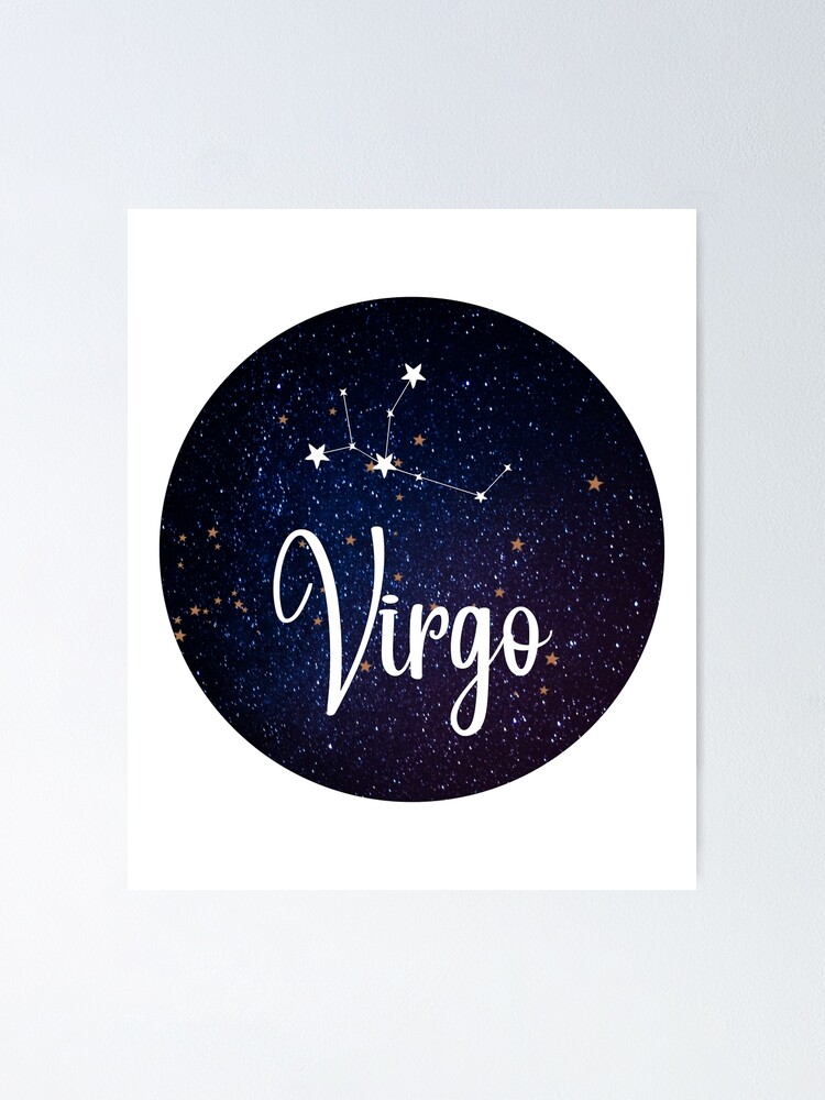 Virgo Zodiac Sign Poster For Sale By Teemo Niharaa Redbubble