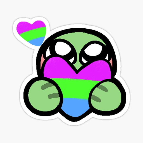 Polysexual Polyamory Lgbtq Frog Sticker For Sale By Daffodilcaptain