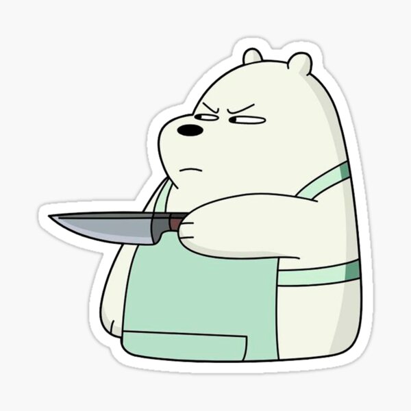 We Bare Bears Sticker For Sale By Ojosdepapel Redbubble