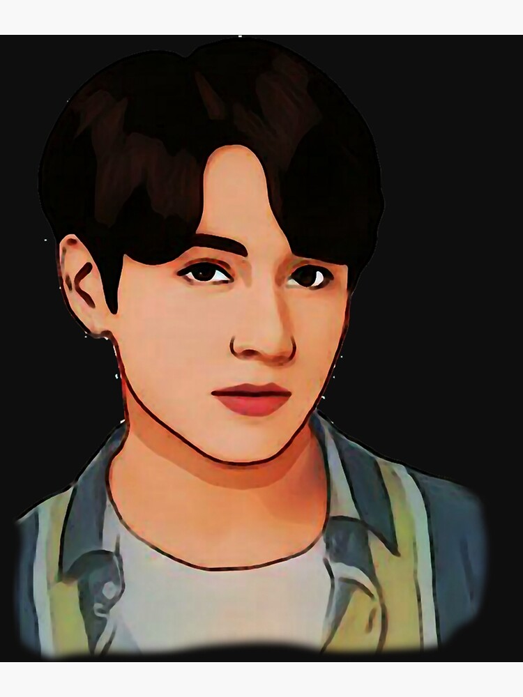 Jeon Jung Kook K Pop Stars Bts Sticker Poster For Sale By