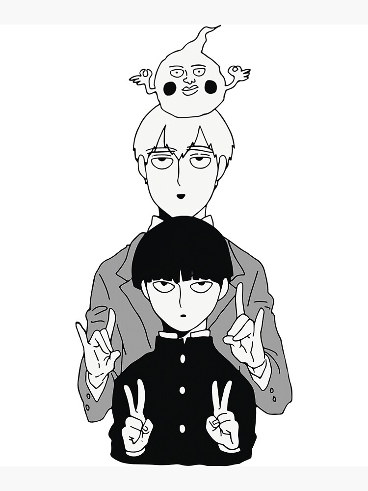 Shigeo Reigen Dimple Mob Psycho Poster For Sale By FranckGerard