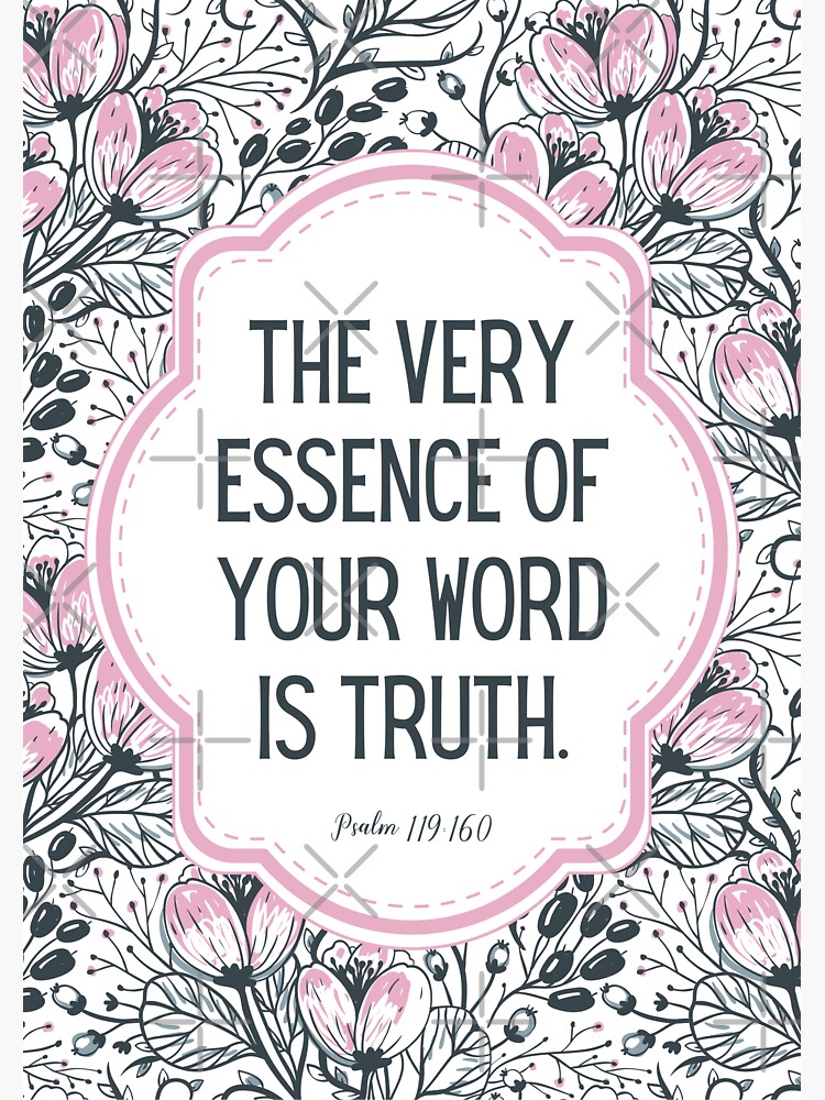 2023 Year Text The Very Essence Of Your Word Is Truth JW Sticker For