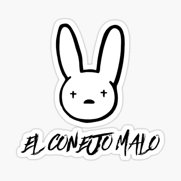 El Conejo Malo Sticker For Sale By Jarzate Redbubble