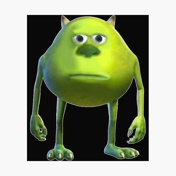 Mike Wazowski Sulivan Face Meme Photographic Print For Sale By