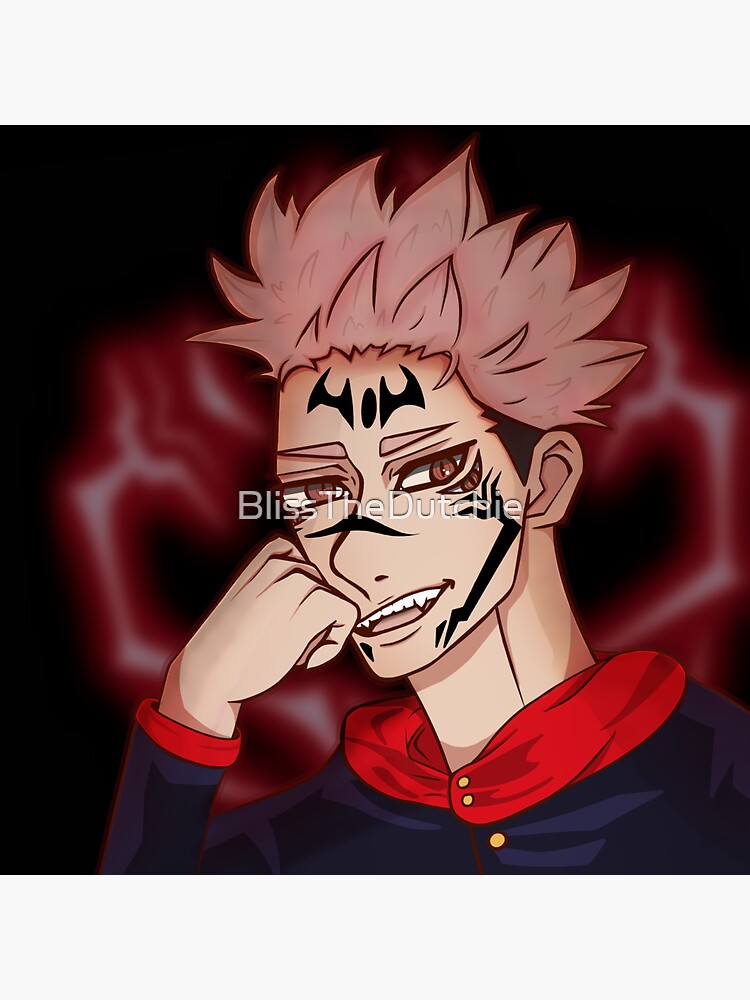 Sukuna Jujutsu Kaisen Sticker For Sale By Blissthedutchie Redbubble