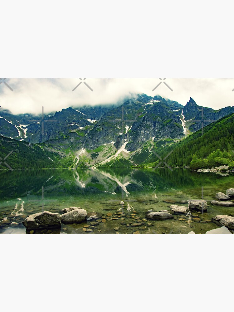 Morskie Oko In Poland Tatra National Park Sticker For Sale By Art