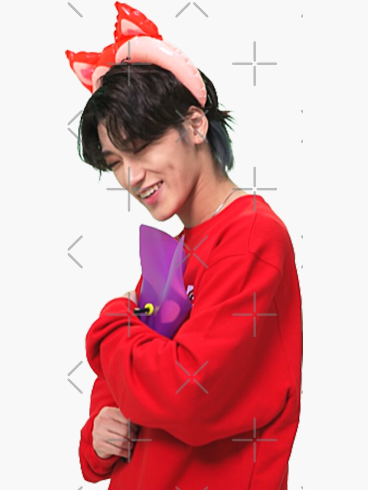 Ateez San Cute Fox Sticker For Sale By Kpopishopi Redbubble