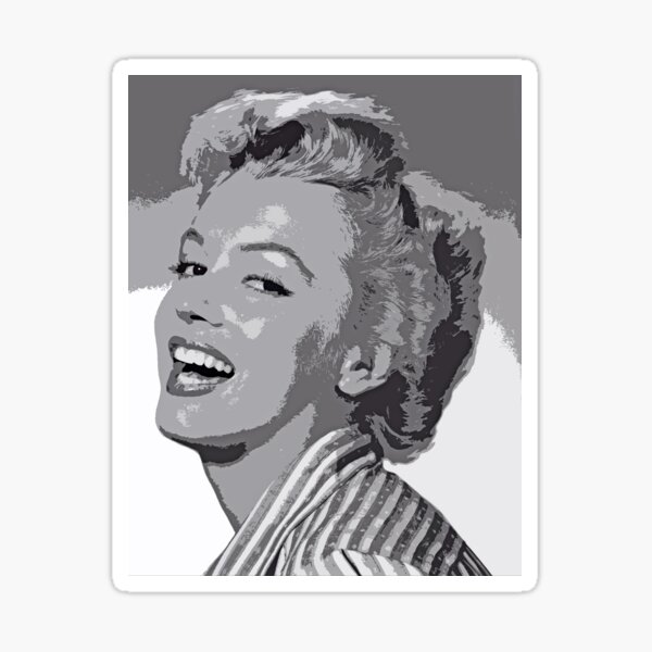 Marilyn Sticker For Sale By Svetlanapelin Redbubble