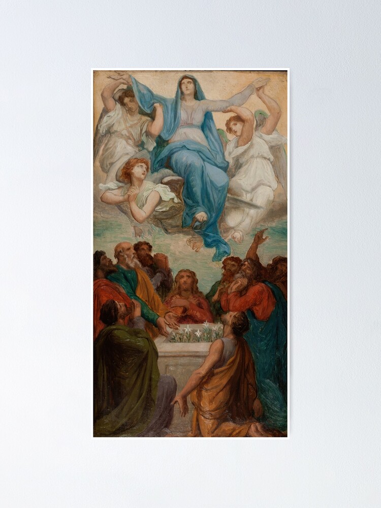 Assumption Of The Virgin Mary Poster For Sale By Shalone Redbubble