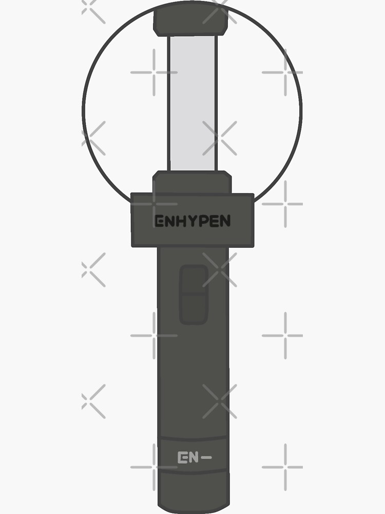 Enhypen Lightstick Sticker For Sale By Penghwall Redbubble