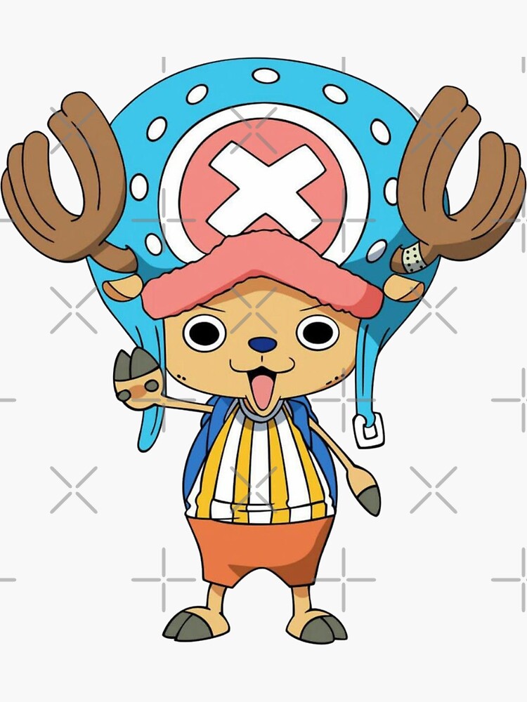 Tony Tony Chopper One Piece Sticker For Sale By Moel Art Redbubble