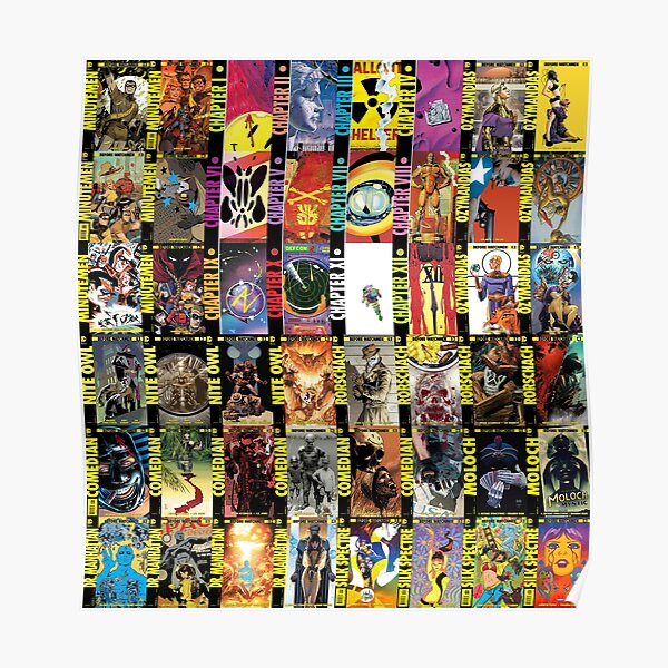 Watchmen Cover Gallery Doctor Manhattan Silk Spectre Ozymandias