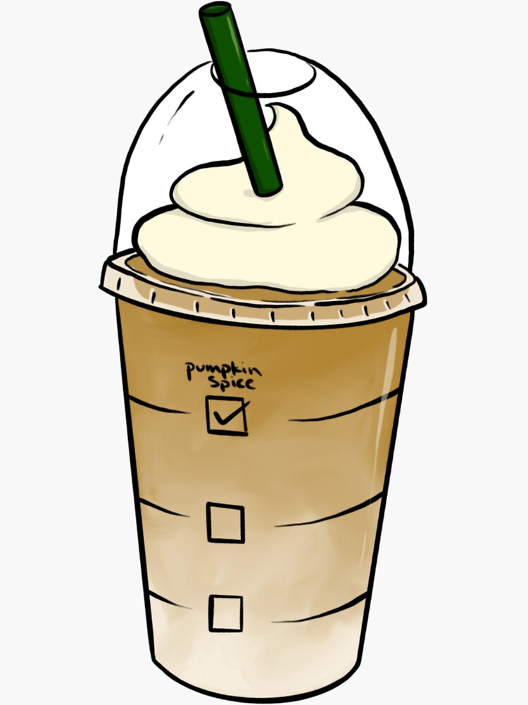 Iced Coffee Sticker Sticker For Sale By Karina Cross Redbubble