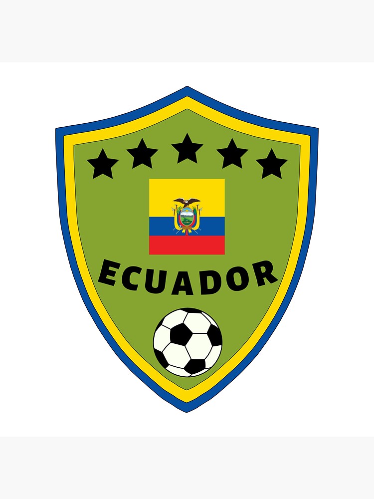 Ecuador Football Team Sticker For Sale By Footballunite Redbubble