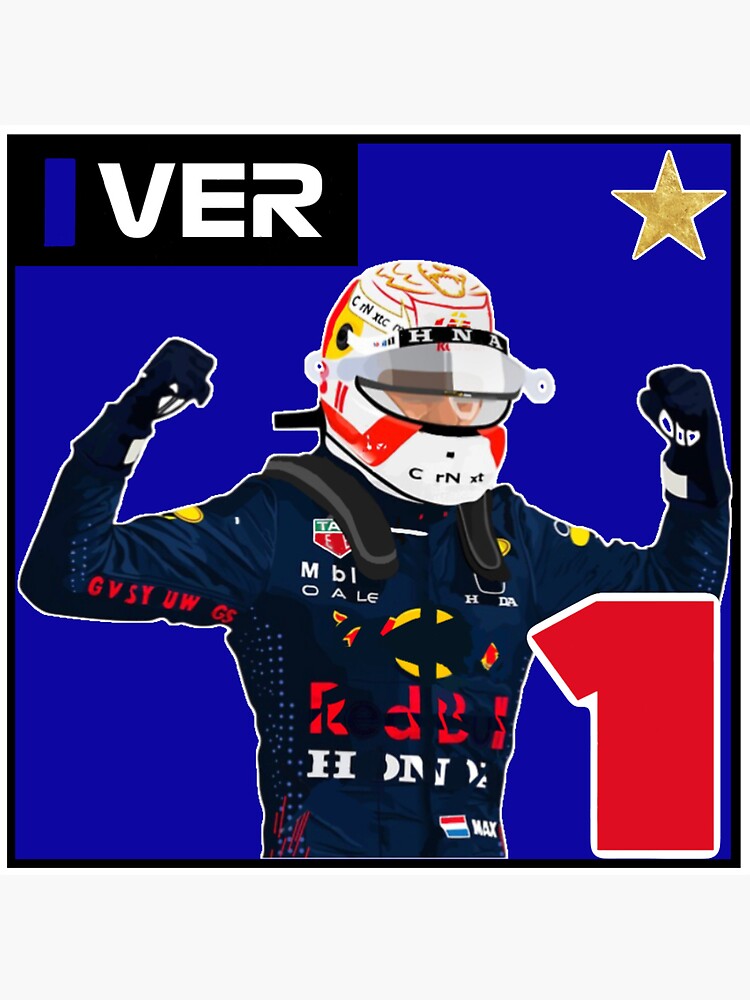 DESIGN MAX VERSTAPPEN Sticker For Sale By 107pour Cent Redbubble