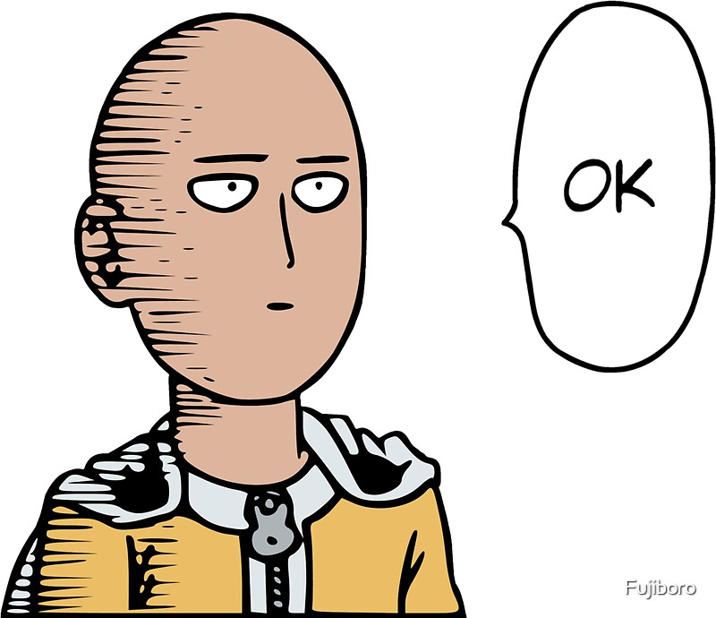 One Punch Man Stickers Redbubble