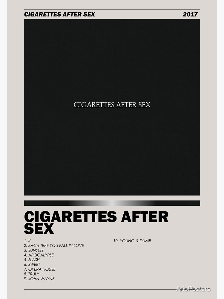 Self Titled Album Cigarettes After Sex Album Poster More