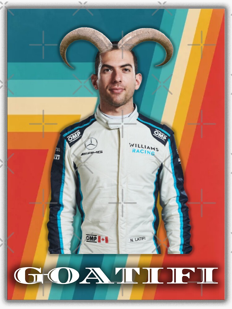 Nicholas Latifi Goatifi Meme Sticker For Sale By One True North